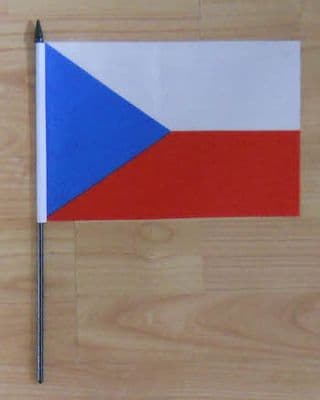 Czech Republic Country Hand Flag - Medium.