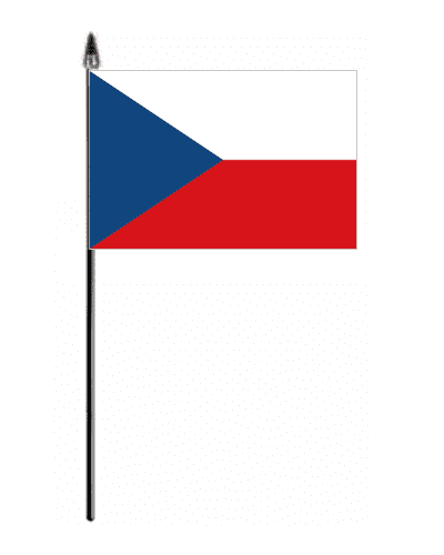 Czech Republic Country Hand Flag - Small.