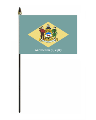 Delaware Hand Flag - Small.