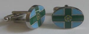 Derbyshire County Flag Cufflinks