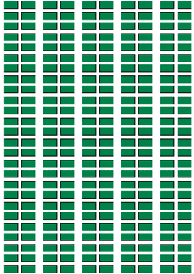 Devon Flag Stickers - 65 per sheet