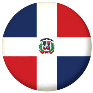 Dominican Republic Country Flag 58mm Mirror