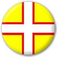 Dorset County Flag 25mm Pin Button Badge