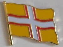 Dorset County Flag Enamel Pin Badge