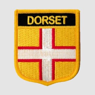 Dorset Embroidered Flag Patch, style 07.