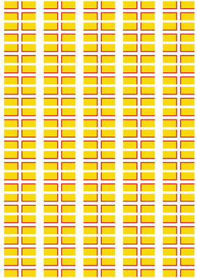 Dorset Flag Stickers - 65 per sheet