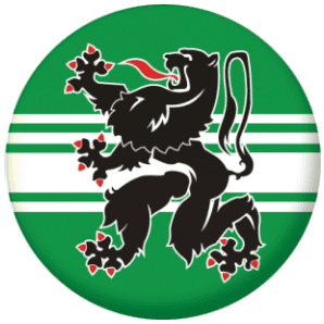 East Flanders Flag 58mm Button Badge