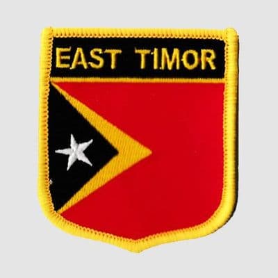 East Timor Embroidered Flag Patch, style 07