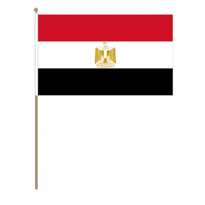 Egypt Country Hand Flag - Large.