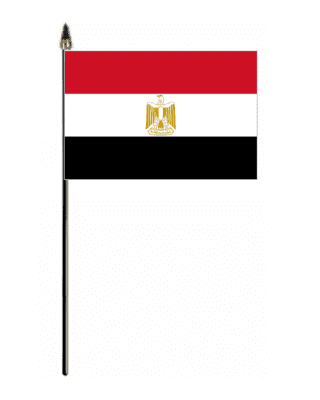 Egypt Country Hand Flag - Small.
