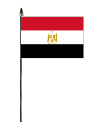 Egypt Country Hand Flag - Small.