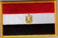 Egypt Embroidered Flag Patch, style 08.