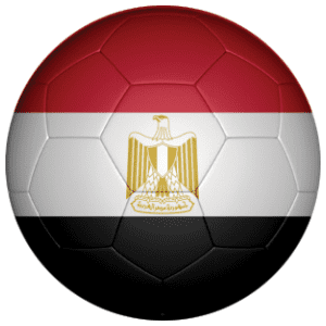 Egypt Football Flag 25mm Button Badge