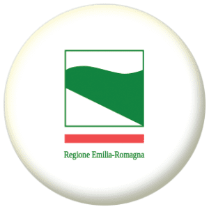Emilia-Romagna Flag 58mm Button Badge