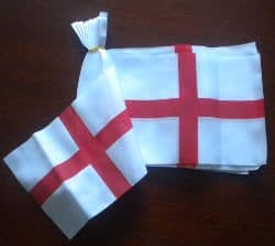England Bunting, rectangular, 3 metre.