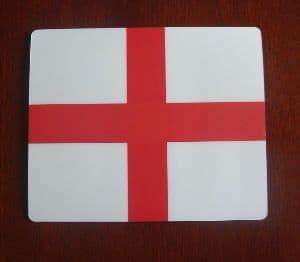 England Country Flag Hardtop Mouse Mat / Pad.