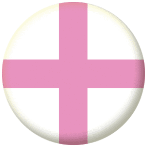 England Gay Pride Flag 58mm Mirror