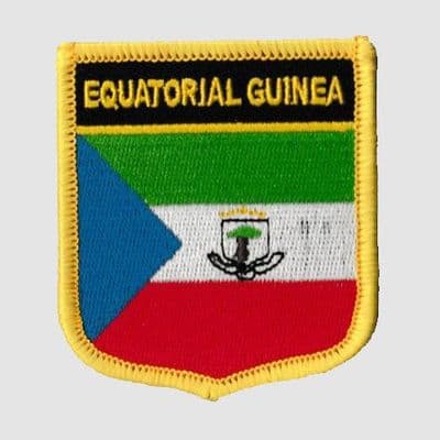 Equatorial Guinea Embroidered Flag Patch, style 07