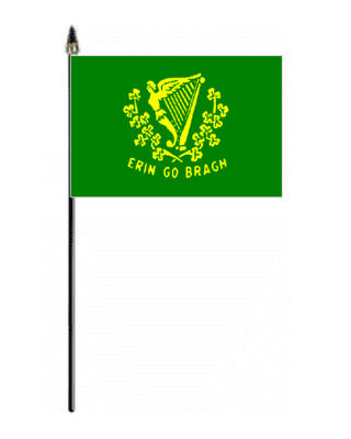 Erin Go Bragh Hand Flag - Small.