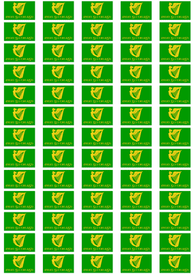 Erin Go Bragh Stickers - 65 per sheet