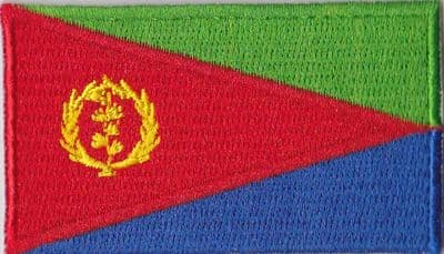Eritrea Embroidered Flag Patch, style 04