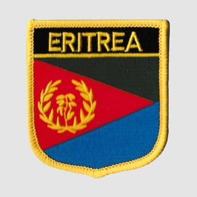 Eritrea Embroidered Flag Patch, style 07