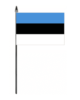 Estonia Country Hand Flag - Small.