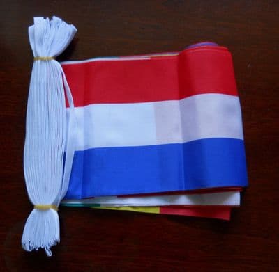 European Nation Bunting, rectangular, 27 countries, 7.75 metre.