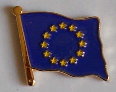 European Union Country Flag Enamel Pin Badge