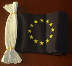 European Union, EU Bunting, rectangular, 9 metre.