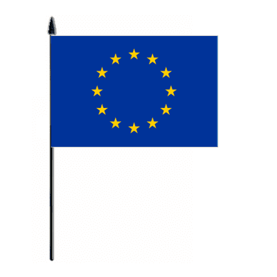European Union, EU Hand Flag - Medium