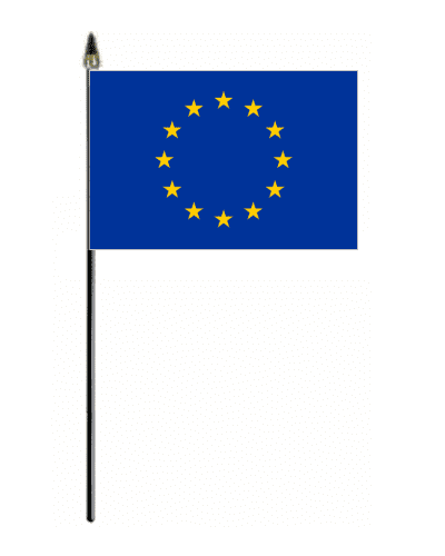 European Union, EU Hand Flag - Small.