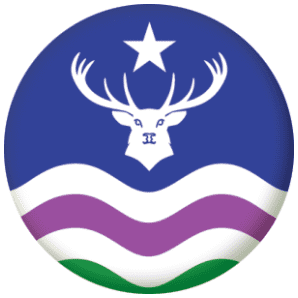 Exmoor Flag 58mm Button Badge