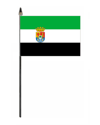 Extremadura Hand Flag - Small.