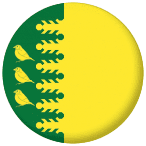 Finchfield Town / City Flag 58mm Mirror Keyring