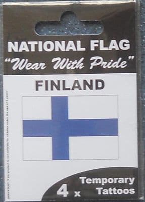 Finland Country Flag Tattoos.