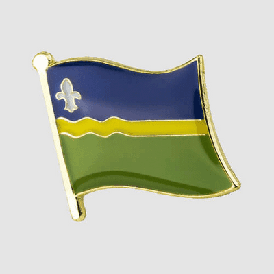 Flevoland Netherlands Province Flag Enamel Pin Badge – small