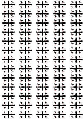 Flintshire Flag Stickers - 65 per sheet