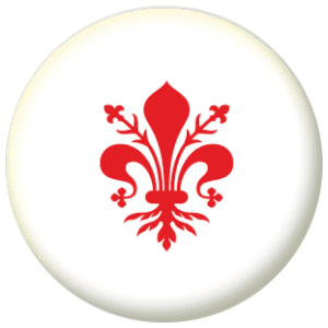 Florence Flag 58mm Button Badge
