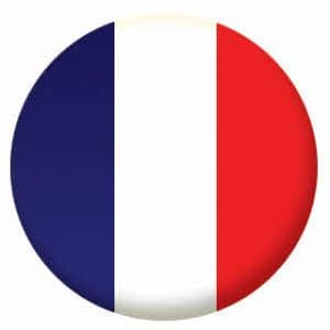 France Country Flag 25mm Pin Button Badge