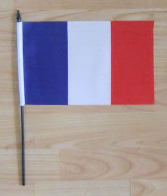 France Country Hand Flag - Medium.
