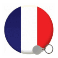 France Keyrings - 25mm