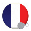 France Keyrings - 58mm
