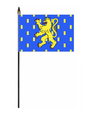 Franche-Comté Hand Flag - Small.