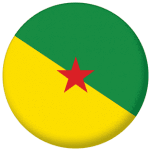 French Guiana Province Flag 58mm Button Badge