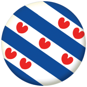 Friesland Region 25mm Flat Back