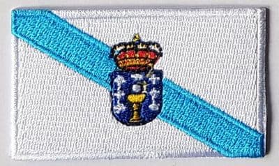 Galicia Embroidered Flag Patch, style 04