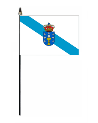 Galicia Hand Flag - Small.