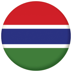 Gambia Country Flag 25mm Pin Button Badge