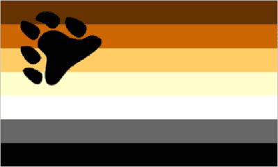 Gay Pride Bear Large Flag - 5' x 3'